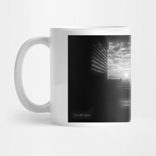 Austin Sunset -  Black and White Mug